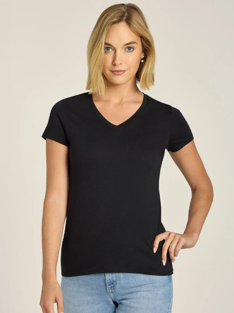 Fitted V-Neck Marcy Tee - Pre Order