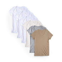 Fitted V-Neck Marcy 6-Pack