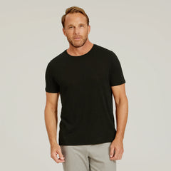 Linen Blend Crew Tee