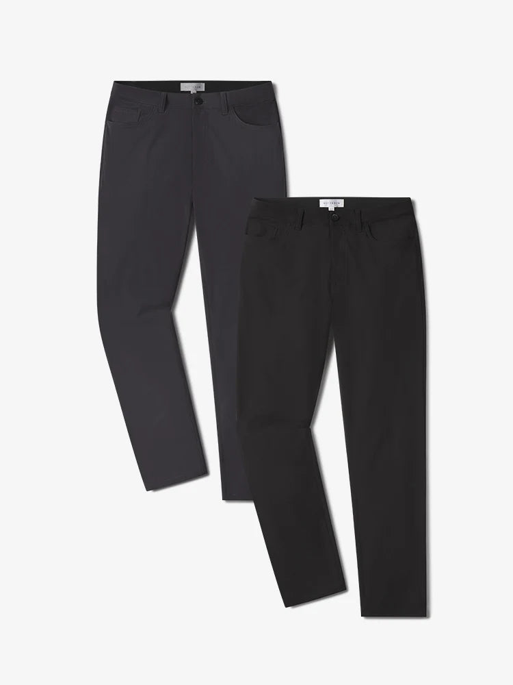 5 Pocket Travel Pants 2-Pack