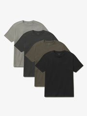Cotton Jersey Oversized Tee 4-Pack