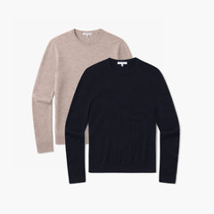 Classic Cashmere Crew Bergen Sweater 2-Pack