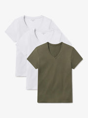 Relaxed V-Neck Marcy Tee 3-Pack
