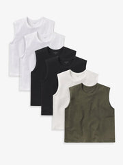 Relaxed Slub Tank 6-Pack