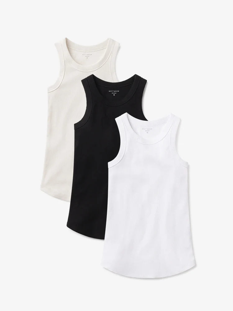 Rib Tank Tee 3-Pack