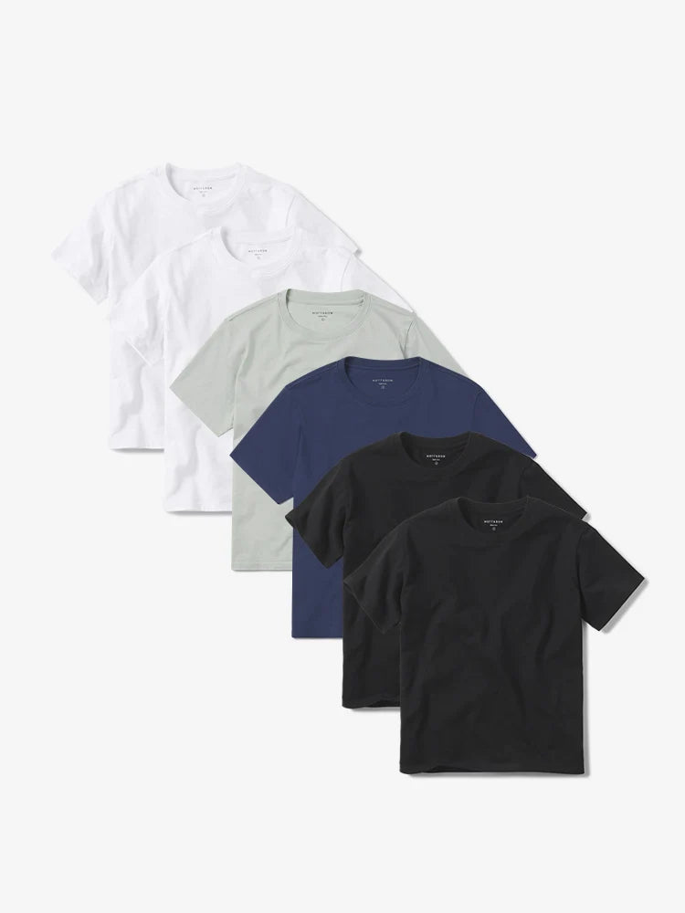 Everyday Cotton Crew Tee 6-Pack