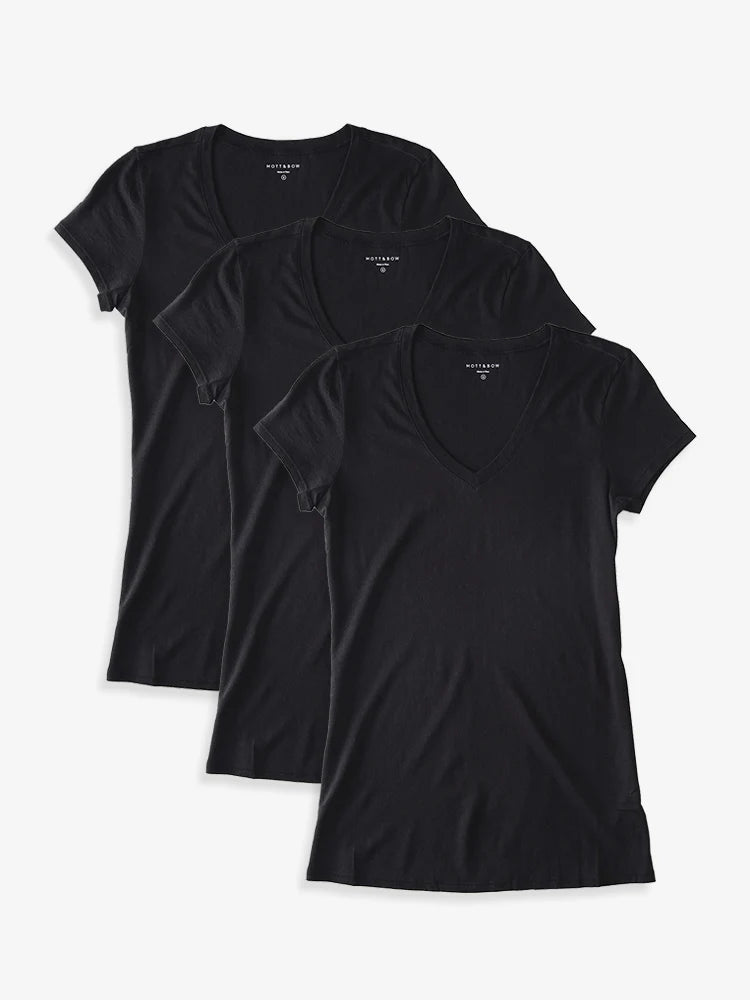 Fitted V-Neck Marcy 3-Pack