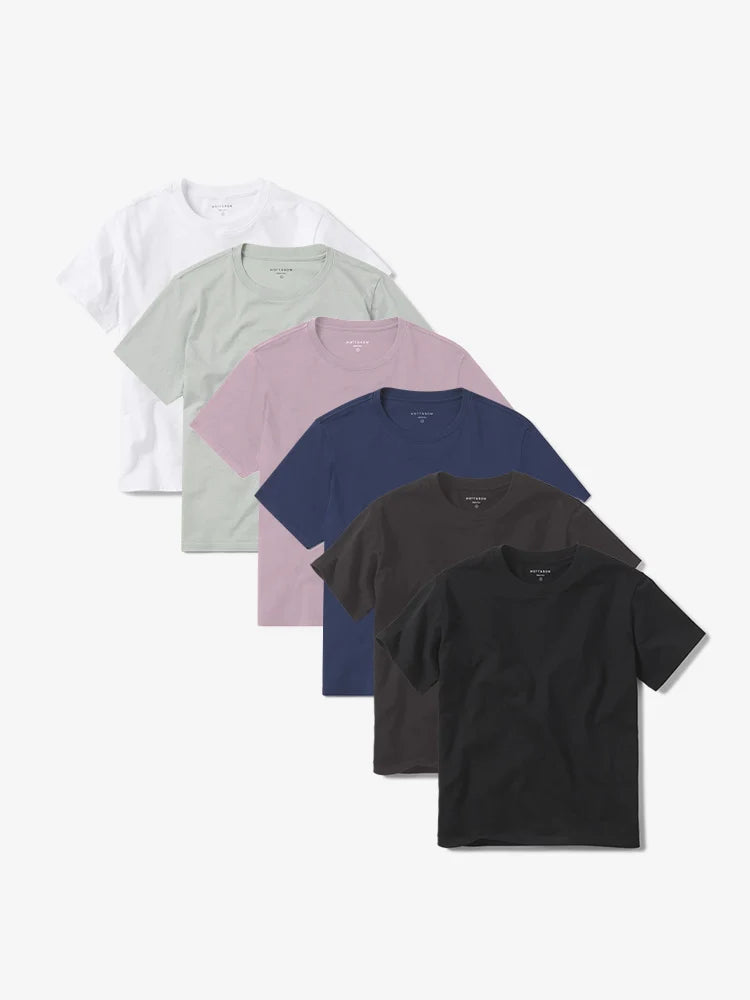 Everyday Cotton Crew Tee 6-Pack