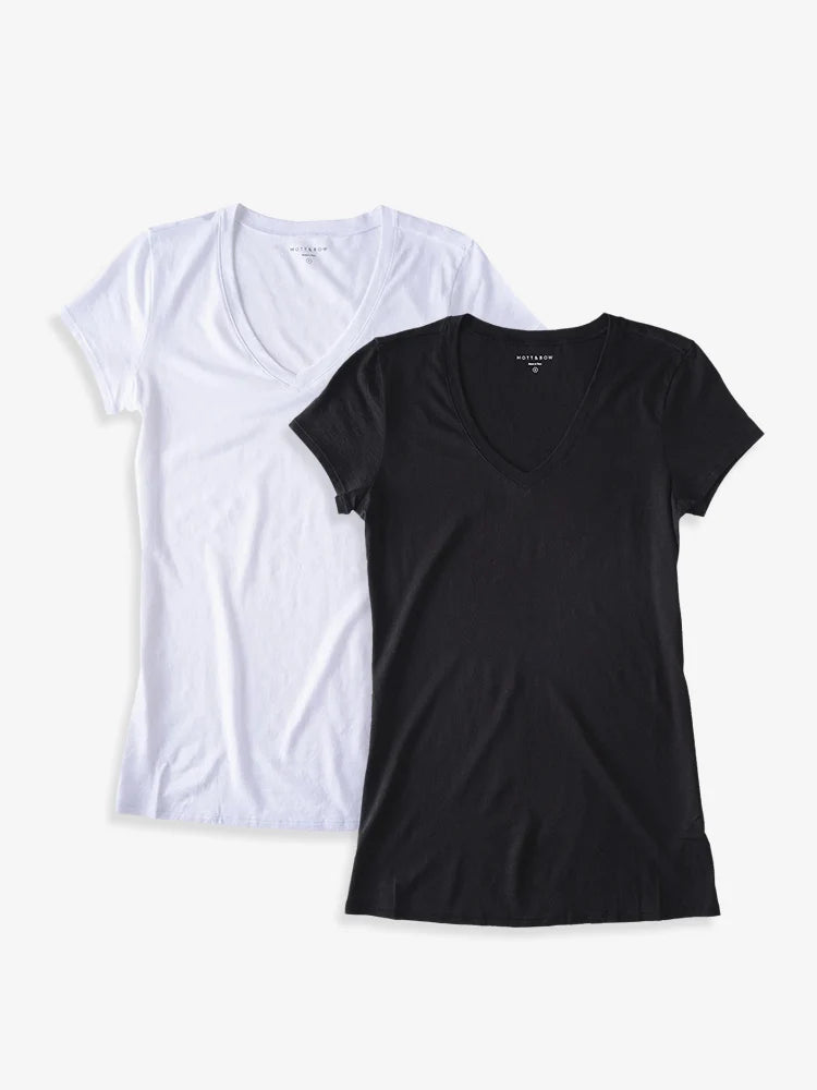Fitted V-Neck Marcy 2-Pack WDP2