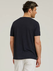 Linen Blend Crew Tee