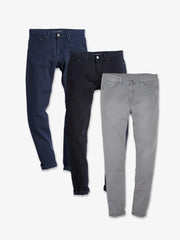 Slim Twill Stretch Jeans 3-Pack