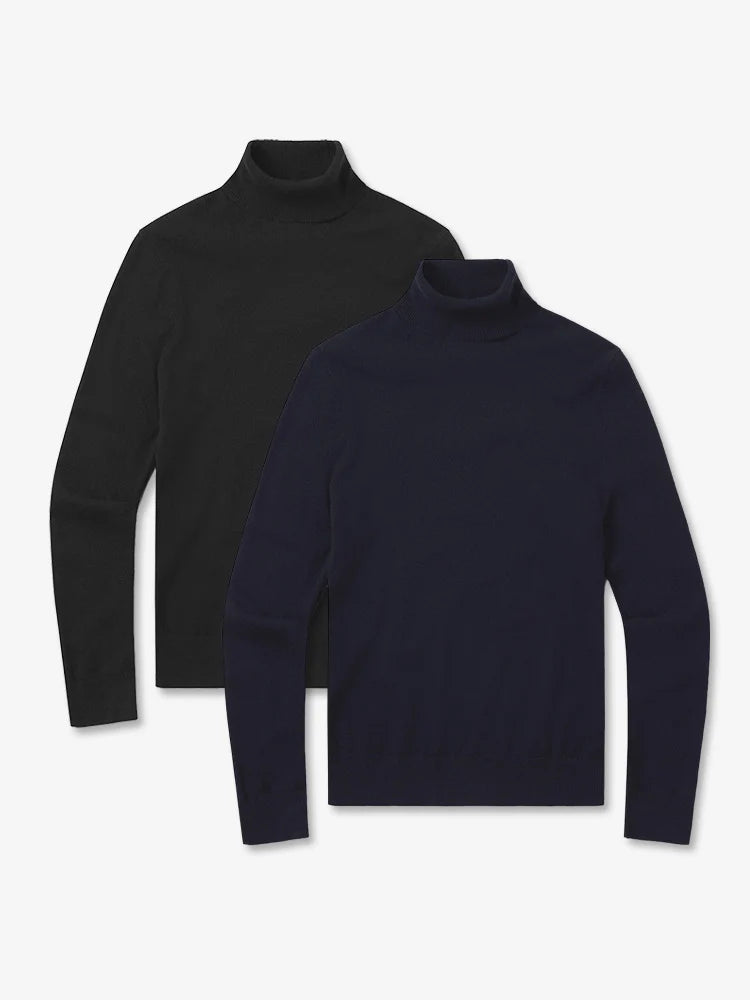 Cashmere Turtleneck Willow Sweater 2-Pack