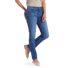 Mid Rise Slim Straight Grand Jeans
