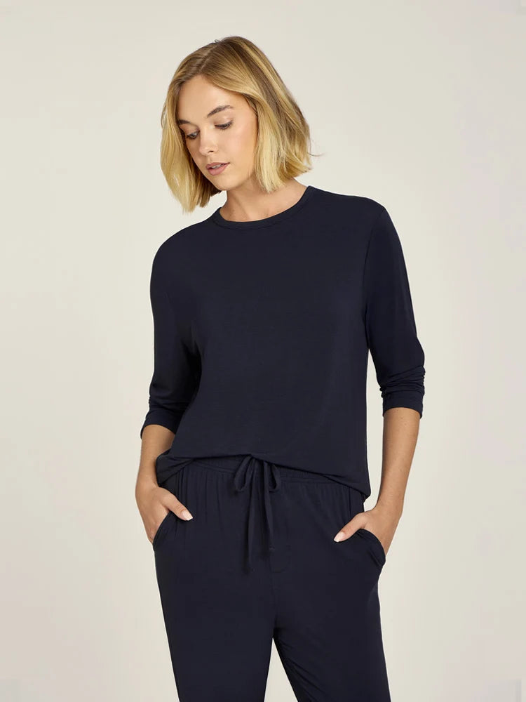 Pajama Long Sleeve Crew Neck