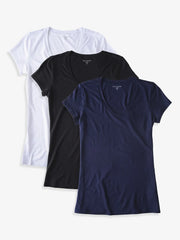 Fitted V-Neck Marcy 3-Pack