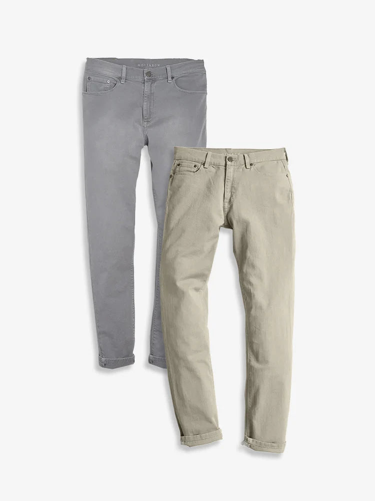 Slim Twill Stretch Jeans 2-Pack