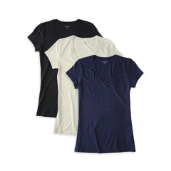 Fitted V-Neck Marcy 3-Pack