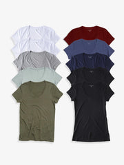 Fitted V-Neck Marcy 10-Pack