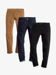 Straight Mercer, Wooster and Jay 3-Pack Jeans