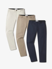 5 Pocket Travel Pants 3-Pack