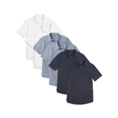 Jersey Sueded Polo 6-Pack