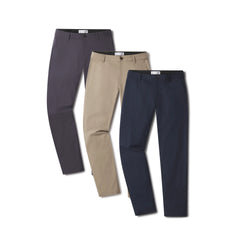 Slim Tech Pants 3-Pack