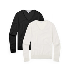 Cashmere V-Neck Willow Sweater 2-Pack