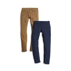 Straight Twill Stretch Jeans 2-Pack