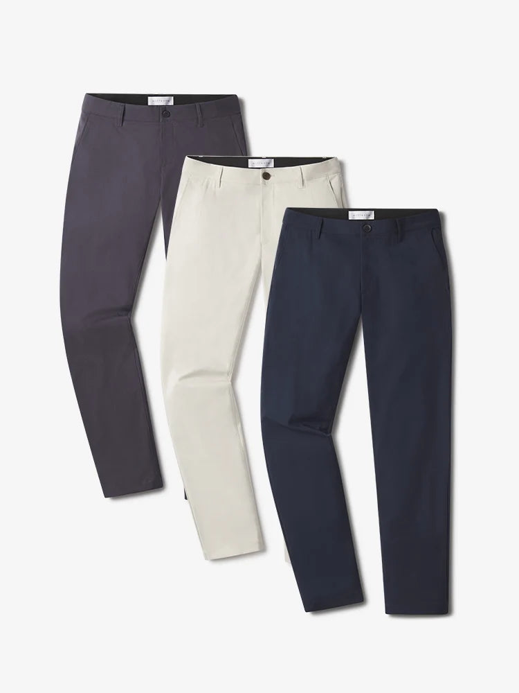 5 Pocket Travel Pants 3-Pack
