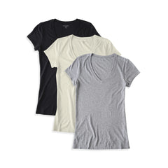 Fitted V-Neck Marcy 3-Pack