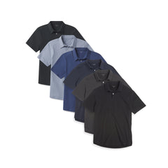 Jersey Sueded Polo 6-Pack