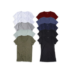 Fitted V-Neck Marcy 10-Pack